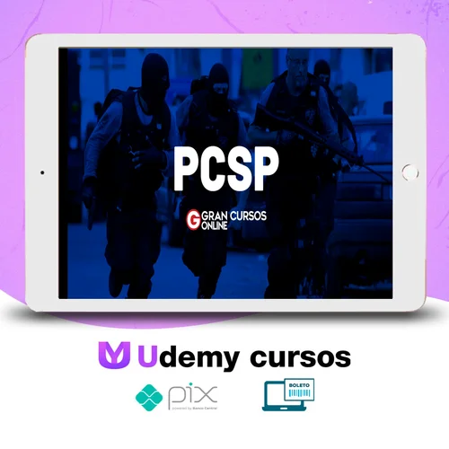 PCSP Polícia Civil do Estado de São Paulo: Delegado de Polícia (Preparação para Prova Escrita + Simulados + Diferenciais Exclusivos) - Gran Cursos