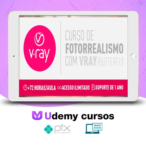 Curso Fotorrealismo com Vray Butterfly - Thi Lima