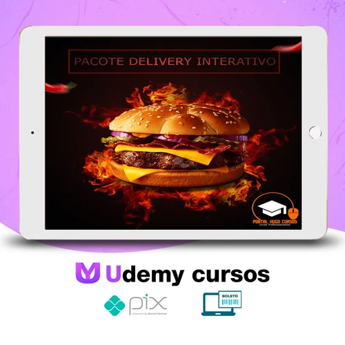 Pacote Delivery Interativo Sistema Deliverys - Hugo Cursos