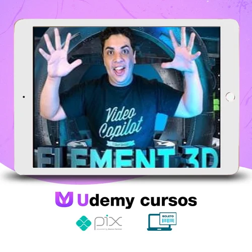 Motion Graphics com Element 3D - Felipe Vieira