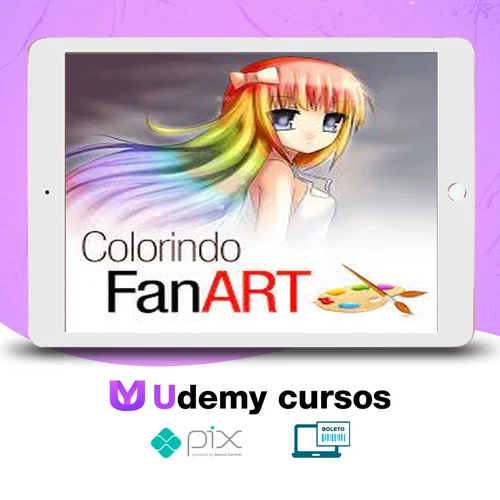 Curso de Pintura: Colorindo Fanart - Mayara Rodrigues