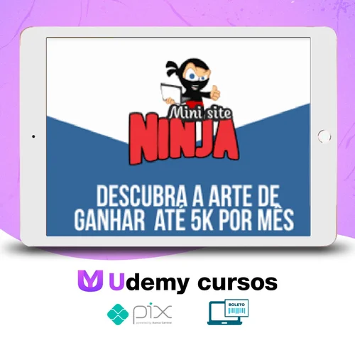 Mini Site Ninja 2.0 - Venha Ser Um Ninja