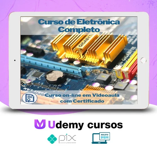 Curso de Eletronica em 5 Dvd (Video Aula) - Autor Não Informado