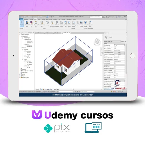 Revit Mep Básico: Projeto Hidrossanitário de Residência Popular - Isabela Ribeiro