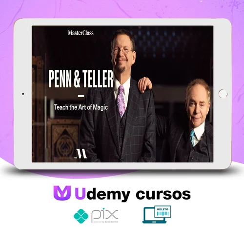 MasterClass: Teach the Art of Magic - Penn & Teller [INGLÊS]