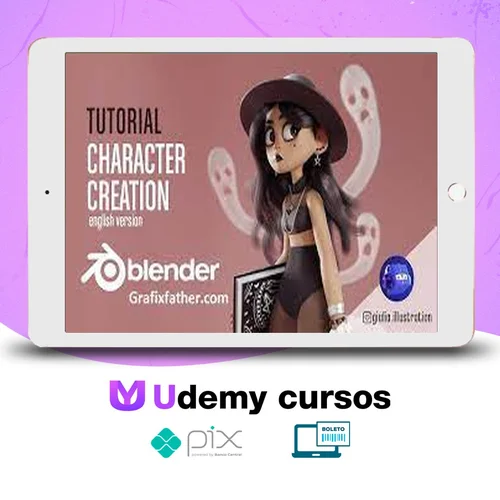 Gumroad: Character Creation in Blender - Giulia Marchetti [INGLÊS]