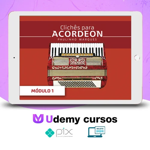 Curso de Acordeon Intermediário: Vol. 2 - Paulinho Marques