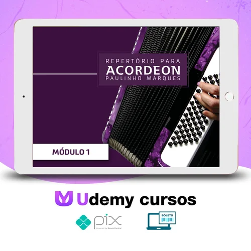 Curso de Acordeon Intermediário: Vol. 3 - Paulinho Marques