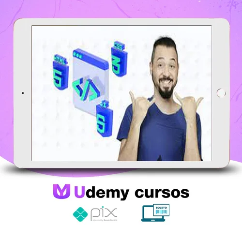 Front-End Design Essencial: Html, CSS e JS Completo do Zero - Brunão Souza