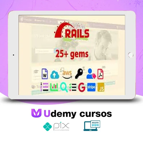 Ruby On Rails 6 Learn 25+ Gems and Build a Startup Mvp - Yaroslav Shmarov [Inglês]