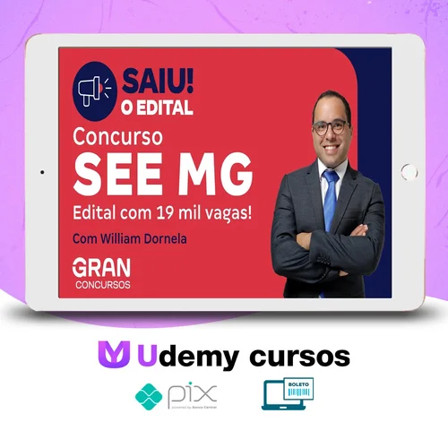 SEE MG: Professor de Educação Básica, Matemática (Pós-edital) - Gran Cursos Online